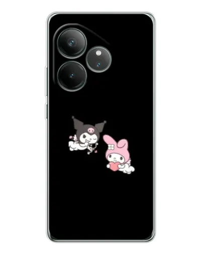 Чехол для Realme GT Neo 6 с картинкой «My Melody и Kuromi»