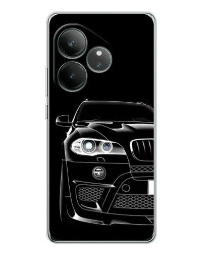 Чохол для Realme GT Neo 6 з картинкою «Темний силует BMW»