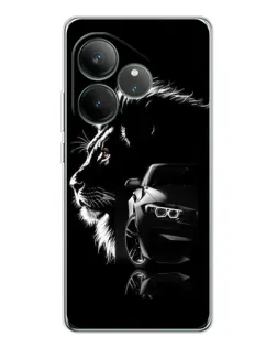 Чохол для Realme GT Neo 6 з картинкою «BMW та лев»