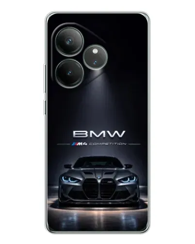 Чехол для Realme GT Neo 6 с картинкой «BMW сквозь ночной город» Чехол для Realme GT Neo 6 с картинкой «BMW сквозь ночной город»