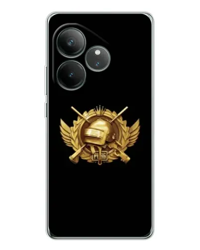 Чехол для Realme GT Neo 6 с картинкой «PUBG — оранжевый градиент»