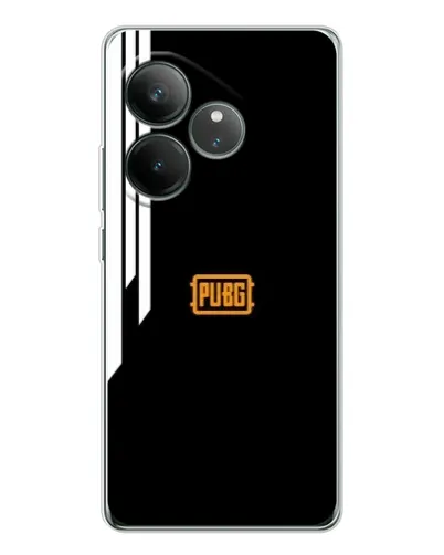 Чехол для Realme GT Neo 6 с картинкой «PUBG — вертикальные линии»
