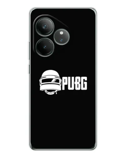 Чехол для Realme GT Neo 6 с картинкой «PUBG — классический лого»