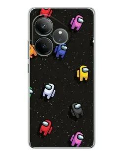 Чехол для Realme GT Neo 6 с картинкой «Космический паттерн Among Us» Чехол для Realme GT Neo 6 с картинкой «Космический паттерн Among Us»