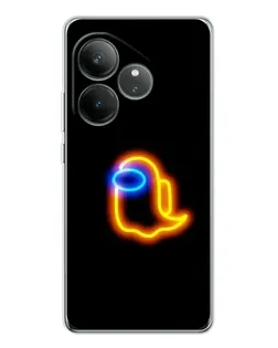 Чехол для Realme GT Neo 6 с картинкой «Among Us неоновое сияние» Чехол для Realme GT Neo 6 с картинкой «Among Us неоновое сияние»