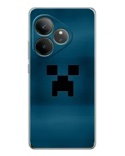 Чехол для Realme GT Neo 6 с картинкой «Крипер текстура»