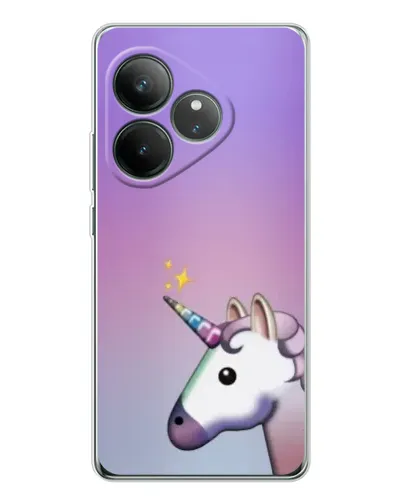 Чехол для Realme GT Neo 6 с картинкой «Единорог градиент»
