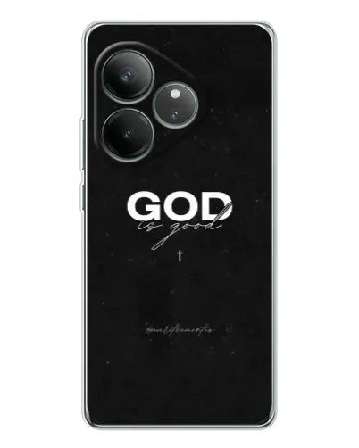 Чехол для Realme GT Neo 6 с картинкой «GOD — Бог над всем»
