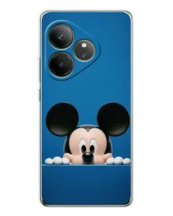 Чехол для Realme GT Neo 6 с картинкой «Микки выглядывает»
