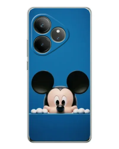 Чехол для Realme GT Neo 6 с картинкой «Микки выглядывает» Чехол для Realme GT Neo 6 с картинкой «Микки выглядывает»