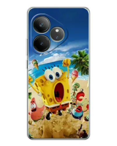 Чехол для Realme GT Neo 6 с картинкой «Развлечения на пляже»