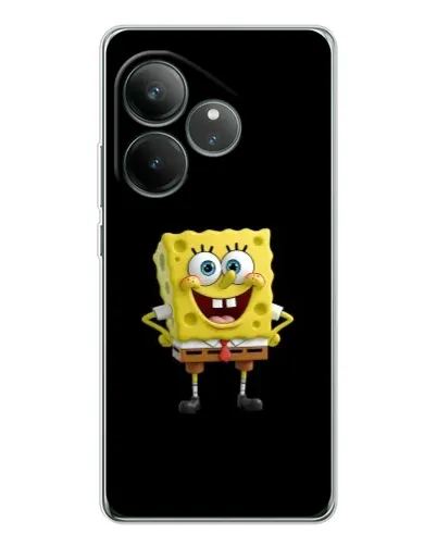 Чехол для Realme GT Neo 6 с картинкой «Классический Губка Боб»