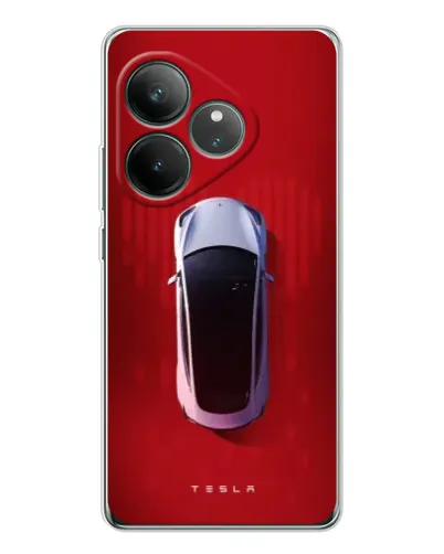 Чехол для Realme GT Neo 6 с картинкой «Tesla Top View» Чехол для Realme GT Neo 6 с картинкой «Tesla Top View»