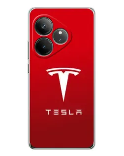 Чехол для Realme GT Neo 6 с картинкой «Tesla Red Classic»