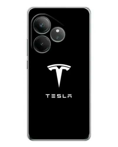Чехол для Realme GT Neo 6 с картинкой «Tesla White Logo» Чехол для Realme GT Neo 6 с картинкой «Tesla White Logo»