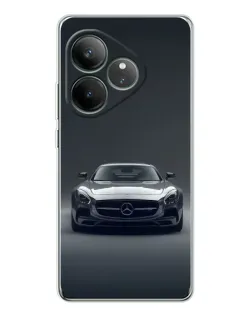 Чохол для Realme GT Neo 6 з картинкою «Mercedes на чорному»