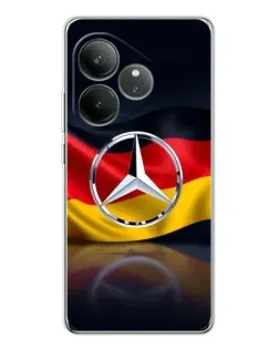 Чохол для Realme GT Neo 6 з картинкою «Mercedes — прапор Німеччини»