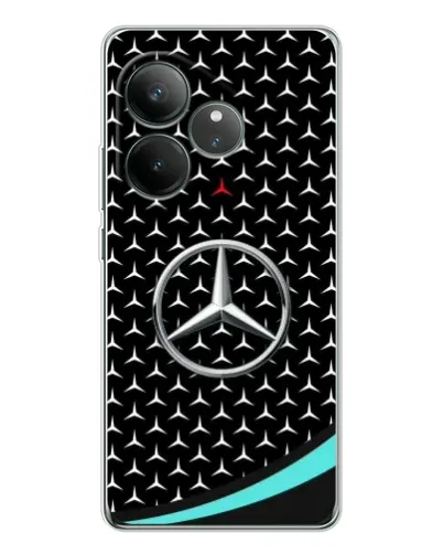 Чохол для Realme GT Neo 6 з картинкою «Mercedes — бірюзовий акцент»