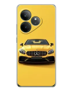 Чохол для Realme GT Neo 6 з картинкою «Жовтий Mercedes GT»