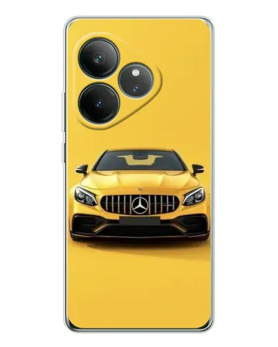 Чохол для Realme GT Neo 6 з картинкою «Жовтий Mercedes GT»