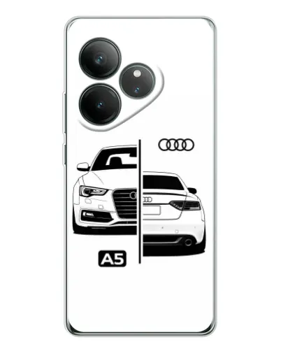 Чохол для Realme GT Neo 6 з картинкою «Audi — контрастний дизайн»