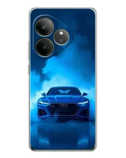 Чохол для Realme GT Neo 6 з картинкою «Audi — блакитна енергія»