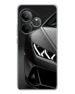 Чехол для Realme GT Neo 6 с картинкой «Lamborghini фары детализация»