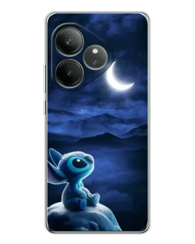 Чехол для Realme GT Neo 6 с картинкой «Лунная ночь Стича»