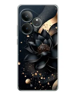 Чехол для Realme GT Neo 6 с картинкой «Черный лотос»