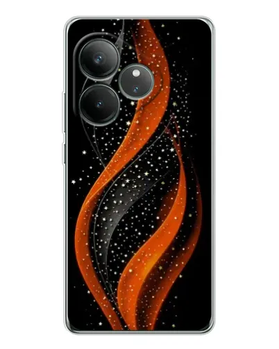 Чехол для Realme GT Neo 6 с картинкой «Огненная звездная волна»