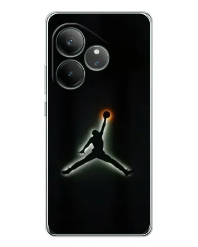 Чехол для Realme GT Neo 7 с картинкой «Jordan Gradient Logo»