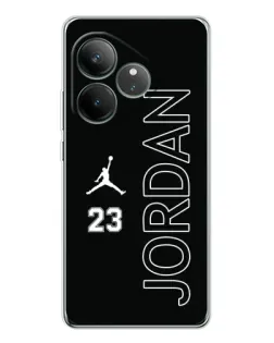 Чехол для Realme GT Neo 7 с картинкой «Jordan Vertical»
