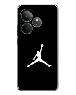 Чехол для Realme GT Neo 7 с картинкой «Jordan Silhouette»