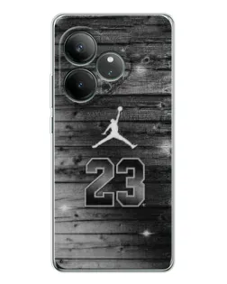 Чехол для Realme GT Neo 7 с картинкой «Jordan Carbon 23»