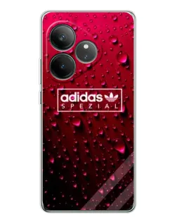 Чехол для Realme GT Neo 7 с картинкой «Adidas Gold Marble»