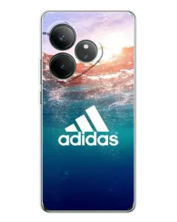 Чехол для Realme GT Neo 7 с картинкой «Океанская глубина адидас»