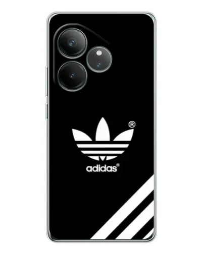 Чехол для Realme GT Neo 7 с картинкой «Adidas с диагональными полосами»