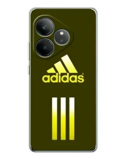 Чехол для Realme GT Neo 7 с картинкой «Оливковый градиент Adidas»