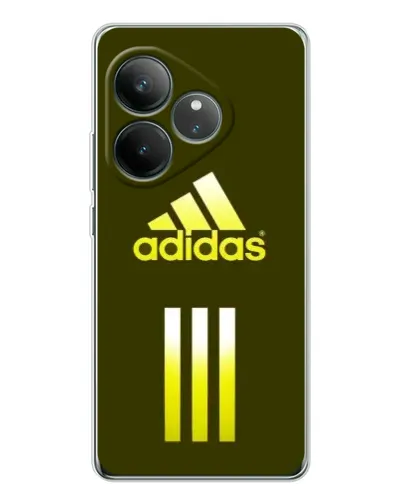 Чехол для Realme GT Neo 7 с картинкой «Оливковый градиент Adidas»