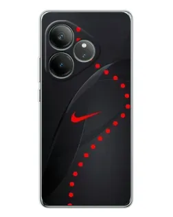 Чехол для Realme GT Neo 7 с картинкой «Абстрактный дизайн Nike»
