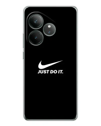 Чехол для Realme GT Neo 7 с картинкой «Минимализм от Nike»