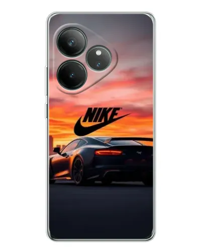Чехол для Realme GT Neo 7 с картинкой «Nike и суперкар»