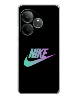 Чехол для Realme GT Neo 7 с картинкой «Nike — городская ночь»