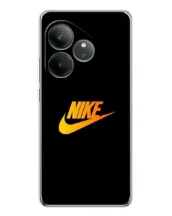 Чохол для Realme GT Neo 7 з картинкою «Золотий логотип Nike»