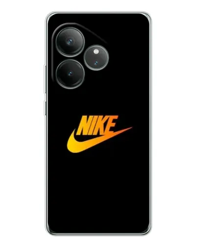 Чохол для Realme GT Neo 7 з картинкою «Золотий логотип Nike»