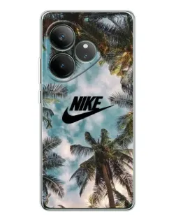Чохол для Realme GT Neo 7 з картинкою «Тропічний принт Nike»