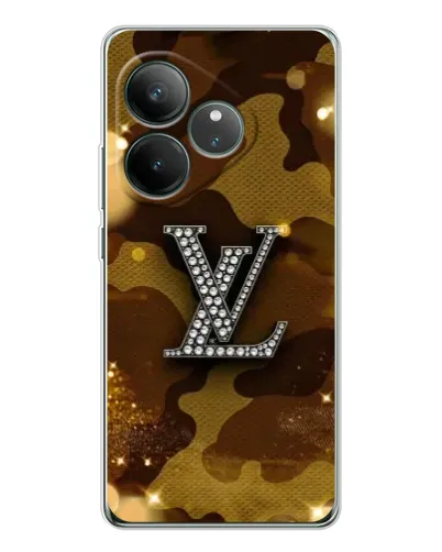 Чехол для Realme GT Neo 7 с картинкой «Камуфляжный Louis Vuitton»