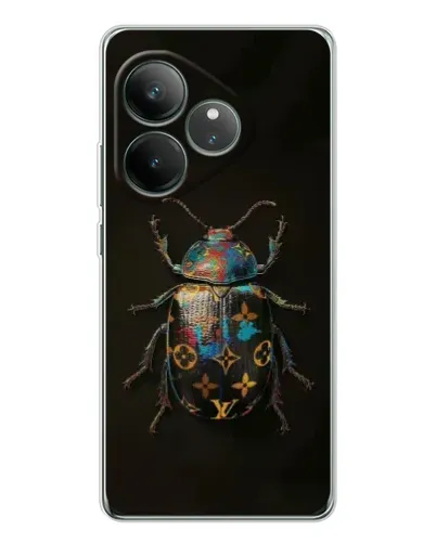 Чехол для Realme GT Neo 7 с картинкой «LV — мраморный принт»