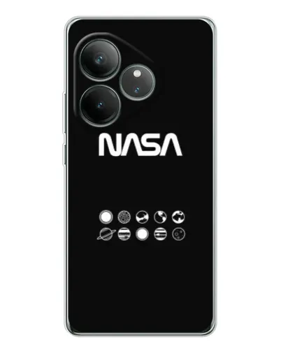 Чехол для Realme GT Neo 7 с картинкой «NASA — технический принт» Чехол для Realme GT Neo 7 с картинкой «NASA — технический принт»