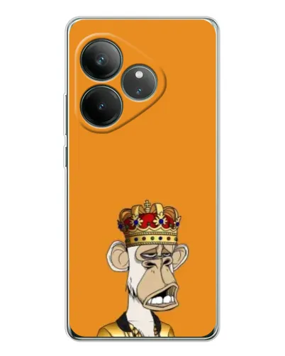 Чехол для Realme GT Neo 7 с картинкой «Золотая обезьяна Bored Ape»